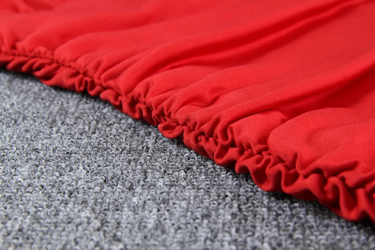 Vestido «Red Desire» mini con escote halter