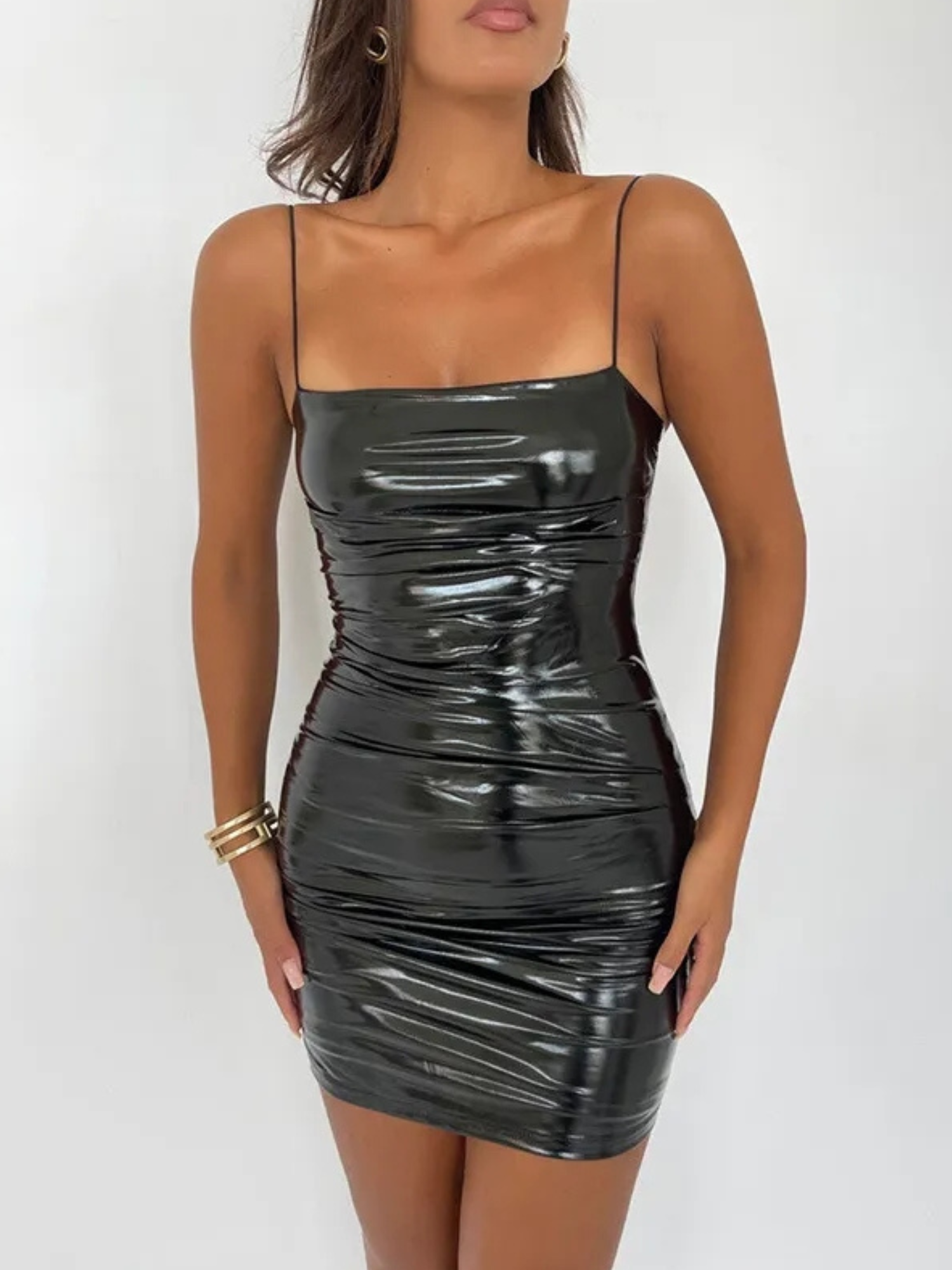 Vestido «Midnight Queen» negro sexy para fiesta