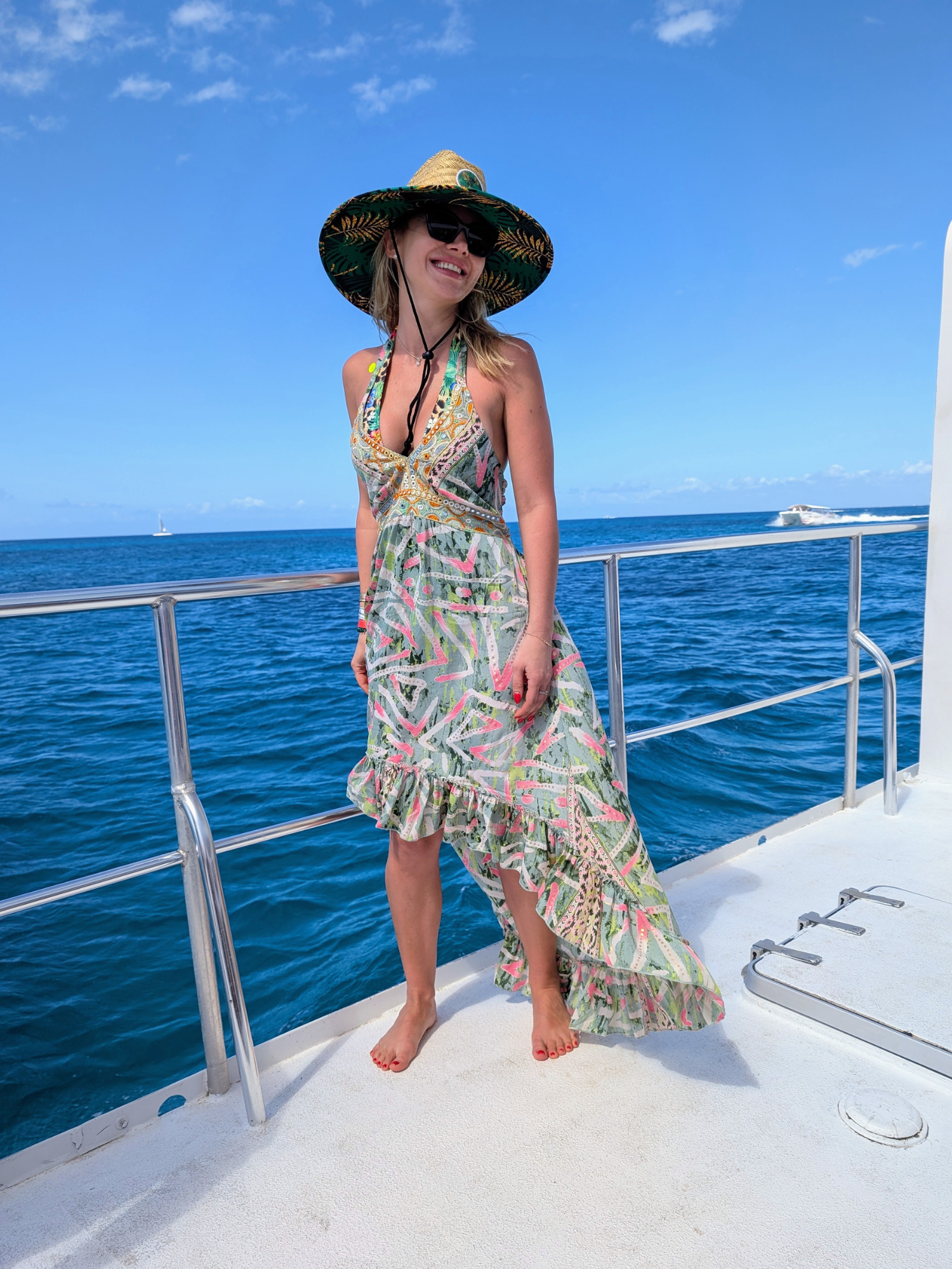 Vestido «Boho Breeze» largo estampado para verano